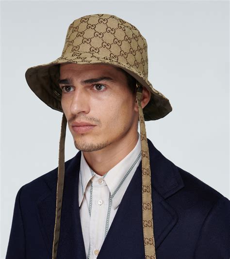 bucket hat mens gucci|gucci hats for men price.